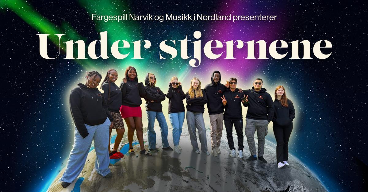 Cover-bilde av ungdommer som står på rekke - Klikk for stort bilde