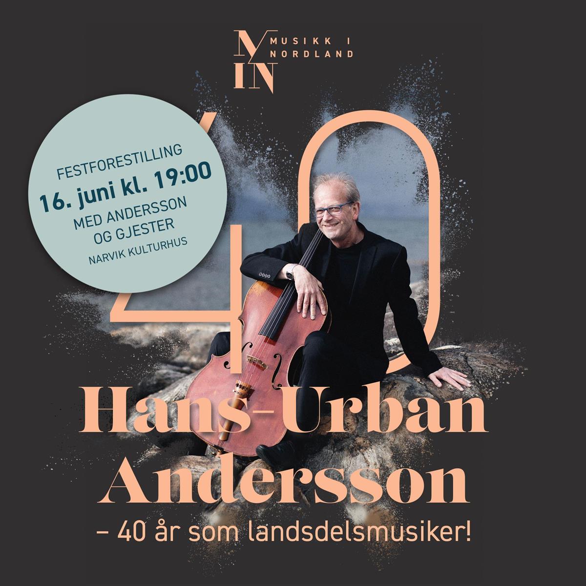 Konsert med Hans-Urban Andersson 16. juni - Klikk for stort bilde