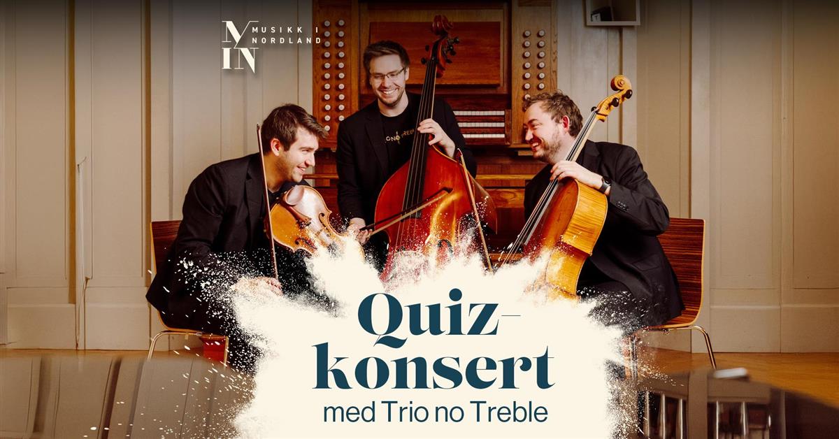 Coverbilde av tre musikere med instrumenter - Klikk for stort bilde