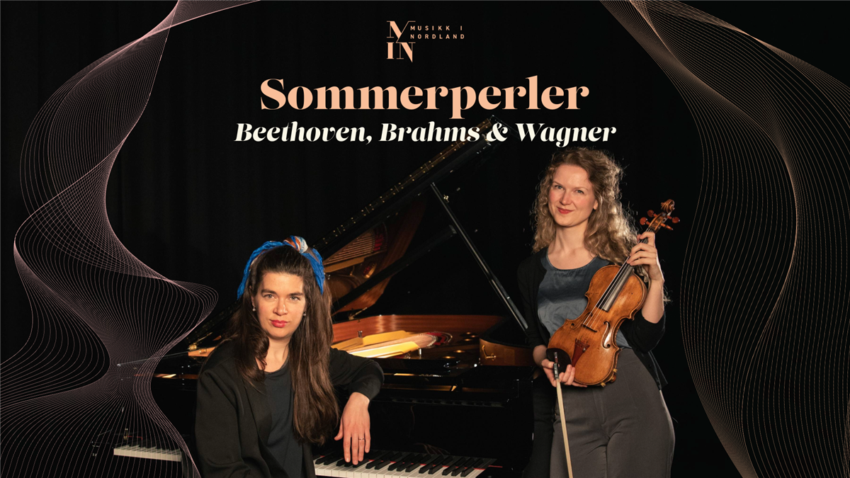 To kvinnelige musikere med instrument - Klikk for stort bilde